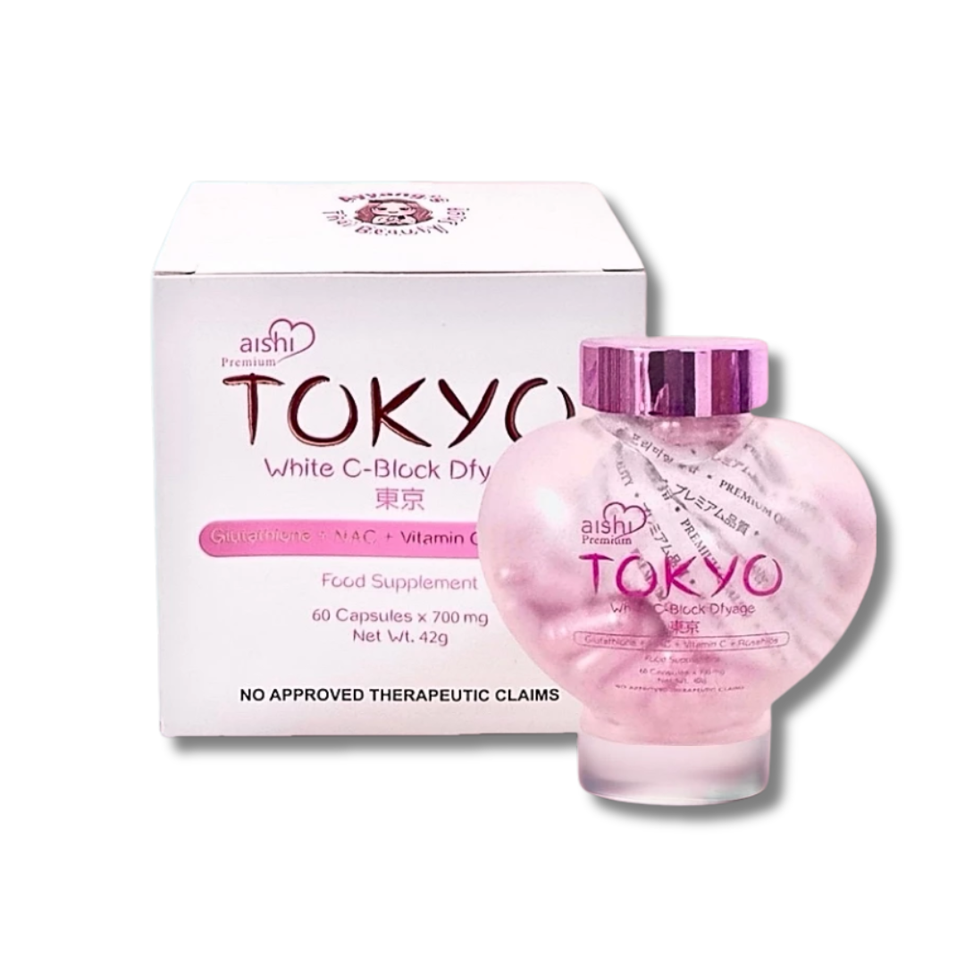 Aishi Tokyo White C-Block Glutathione+NAC+Vitamin C 60 capsules Aishi Tokyo White C-Block Glutathione+NAC+Vitamin C 60 capsules